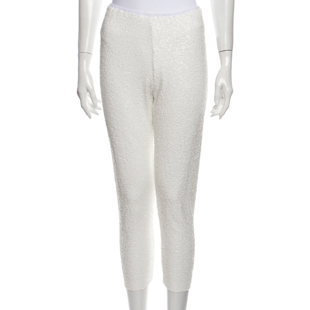 Norma Kamali Overlapping Sequin Legging Size S